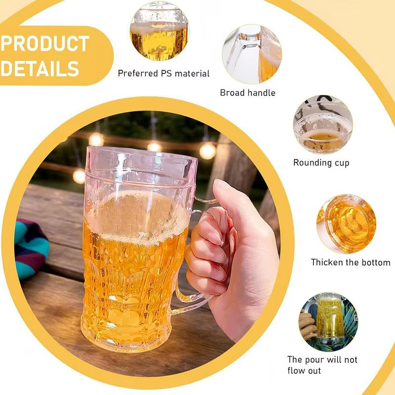 Tasse à bière fausse drôle de 450ml
