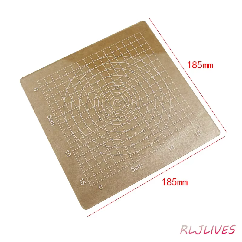 Plaque de pression carrée transparente en acrylique pour pâte polymère, tampon de modelage, outils de bricolage, outil de roulement de pâte DIY