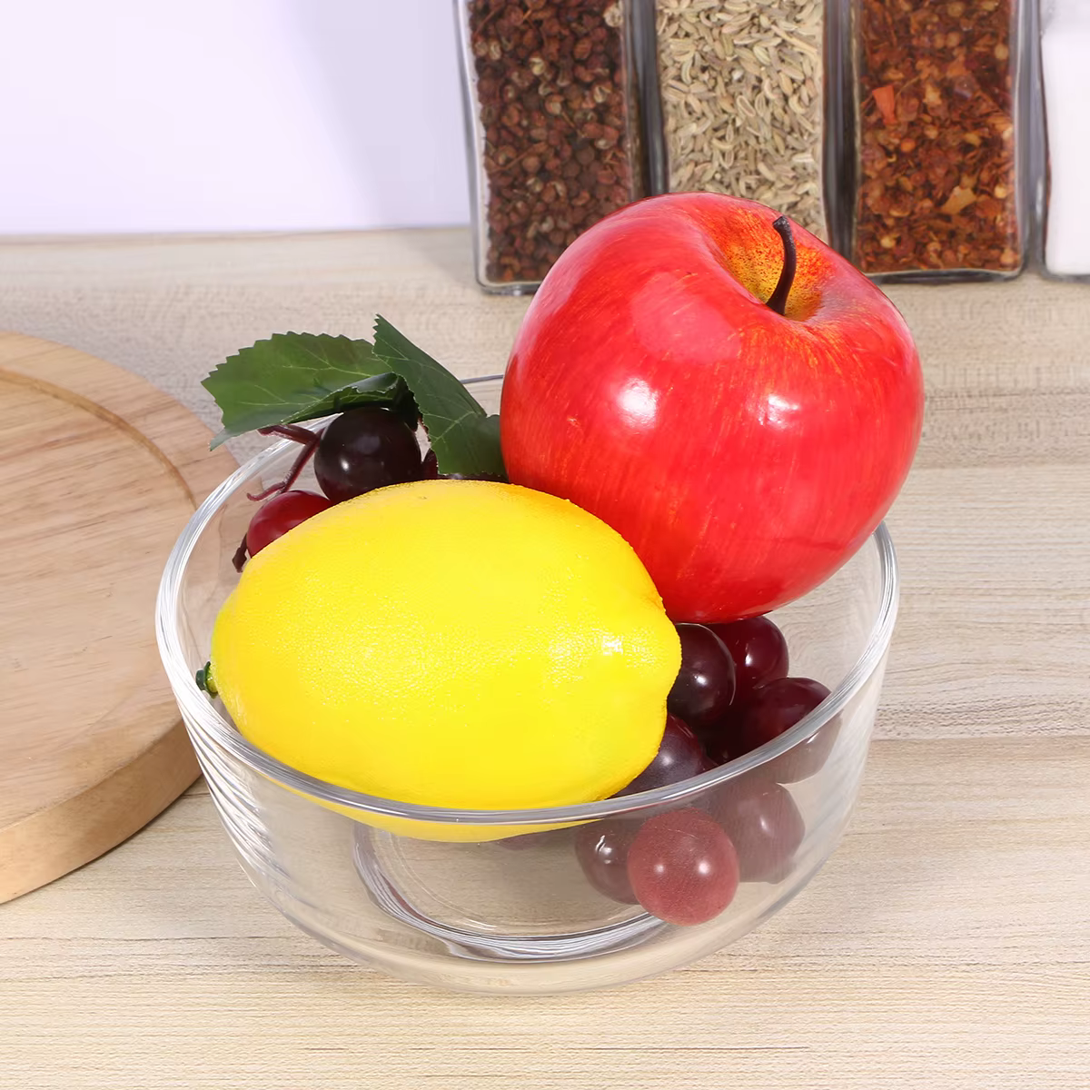 Bol en verre Transparent de 6 pouces