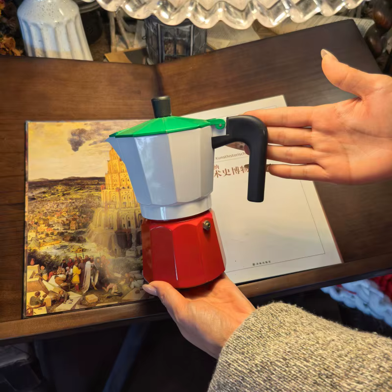 Ensemble de cafetières pour la maison : Machine à expresso compacte, Cafetière italienne Moka, Cafetière multifonction pour cuisinière, Ensemble de café à faire couler, C