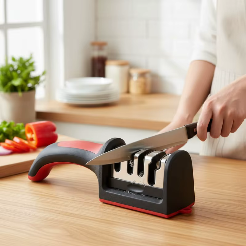 Affûteur de couteaux de cuisine en 4 étapes
