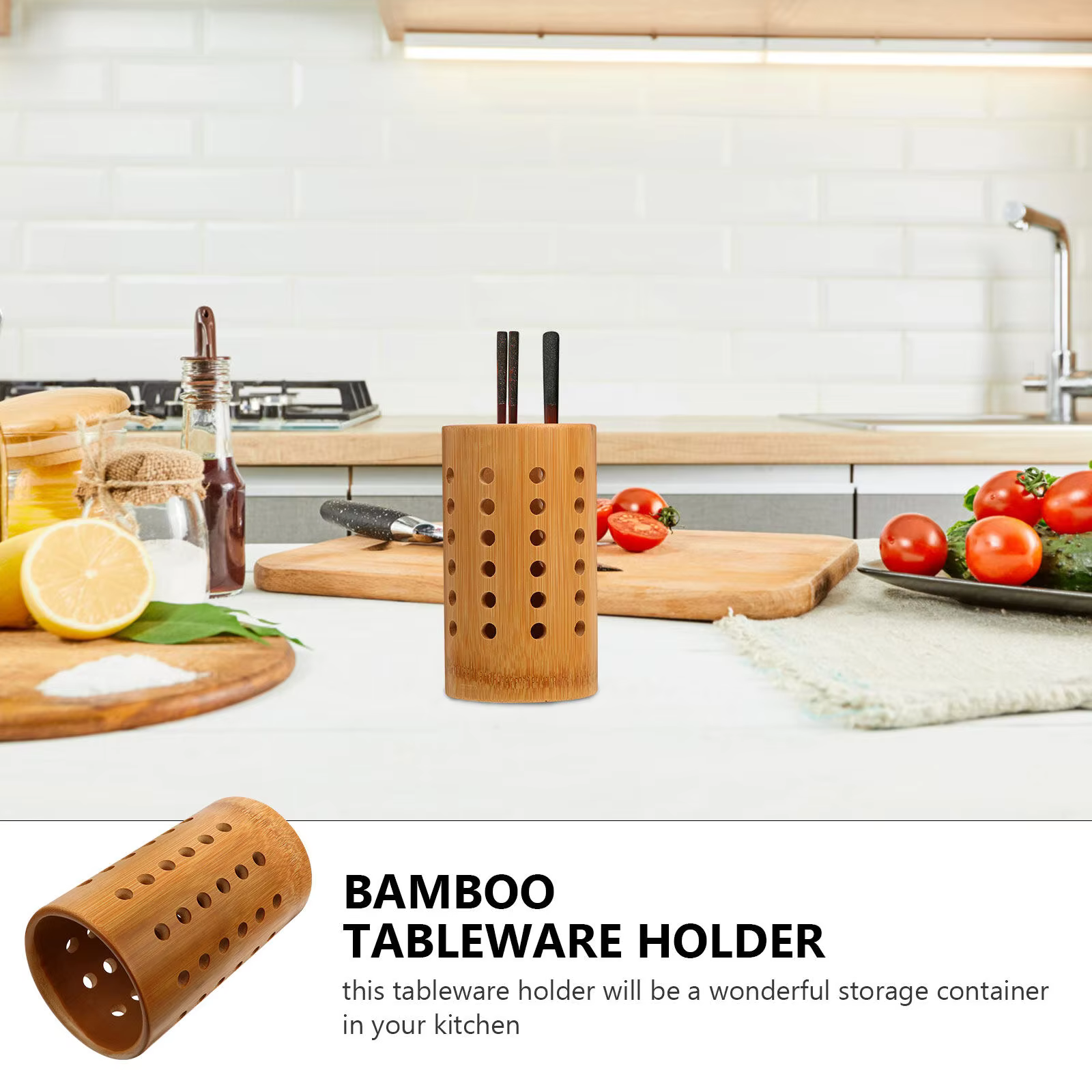 EvaluForks-Bac de rangement en bois
