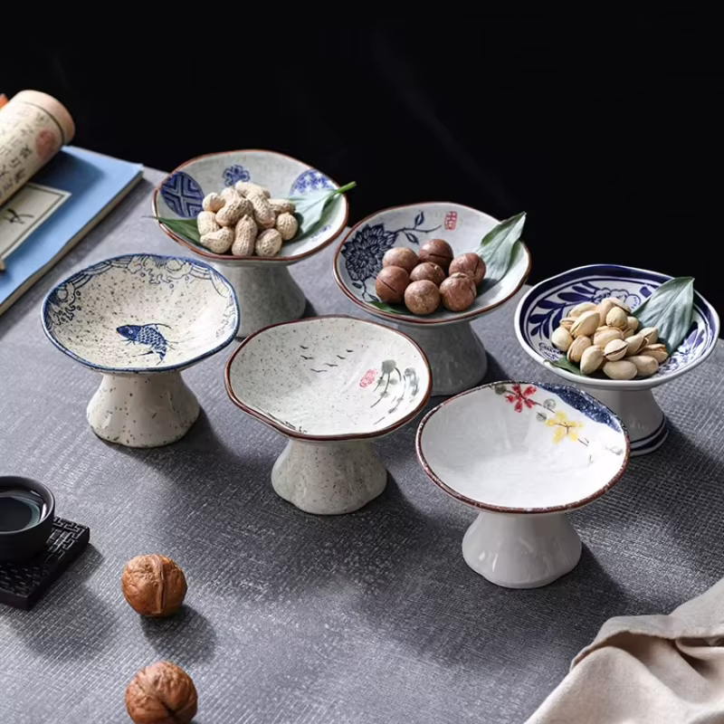 Nouvelle assiette haute pour dessert chinois