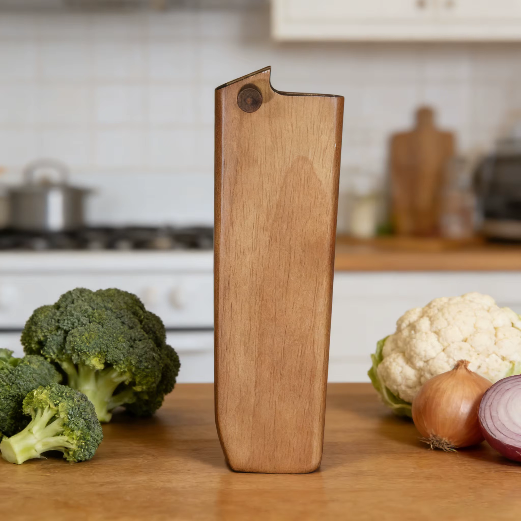 Étui en bois multifonction pour couteau de cuisine