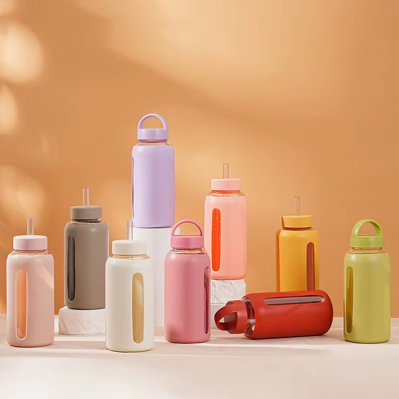 Tasse en verre de grande capacité de 800ml