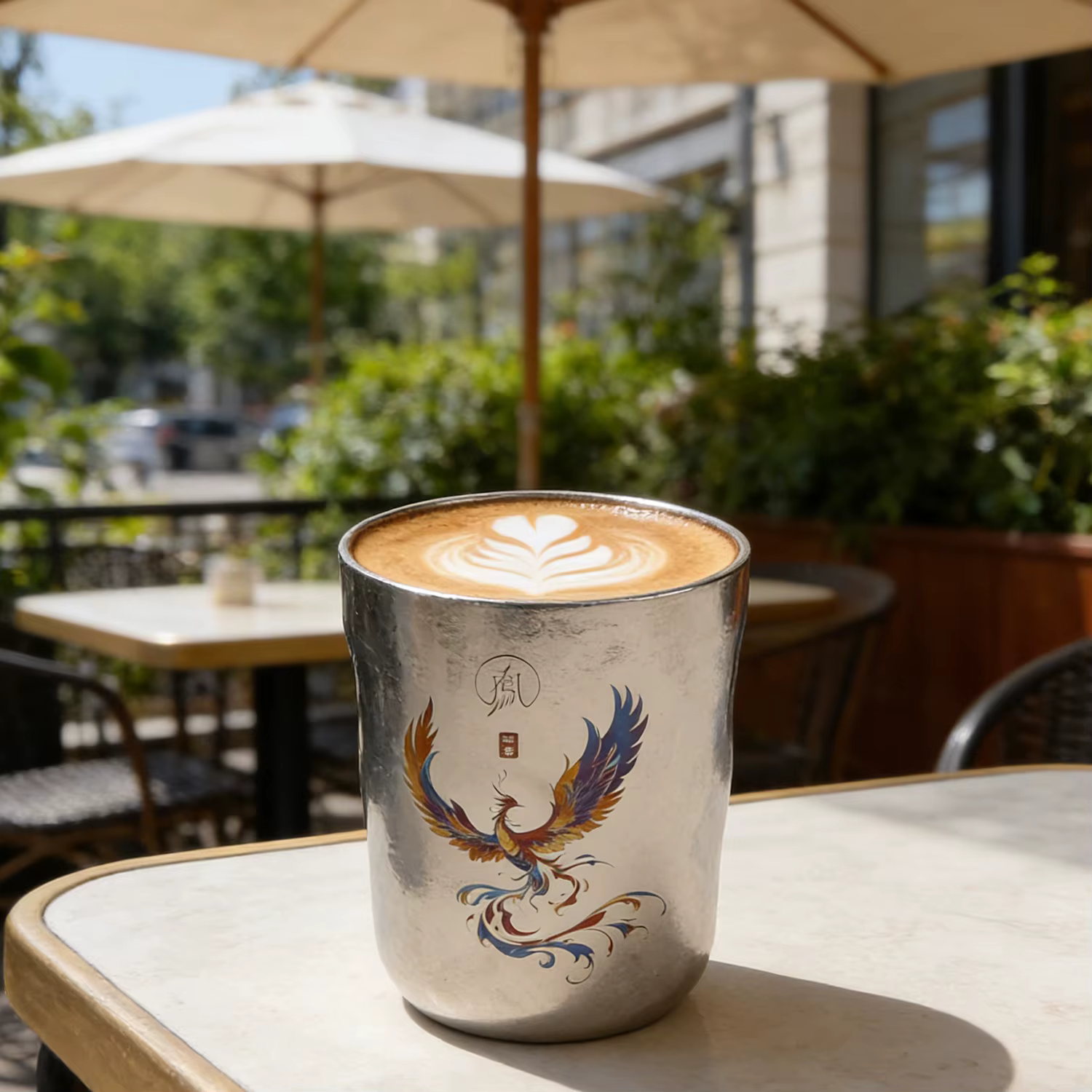 Tasses en titane, tasse à café à double paroi