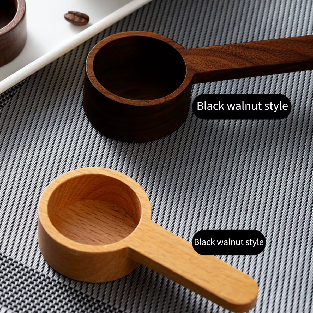 1 cuillère à café en noyer