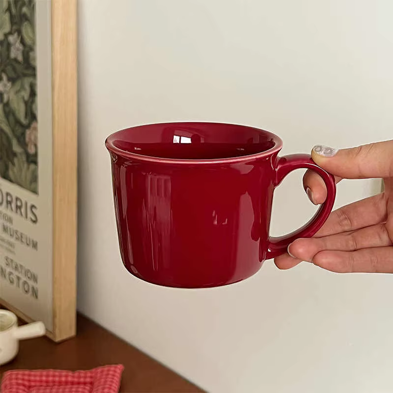 Tasse à café en céramique rétro simple