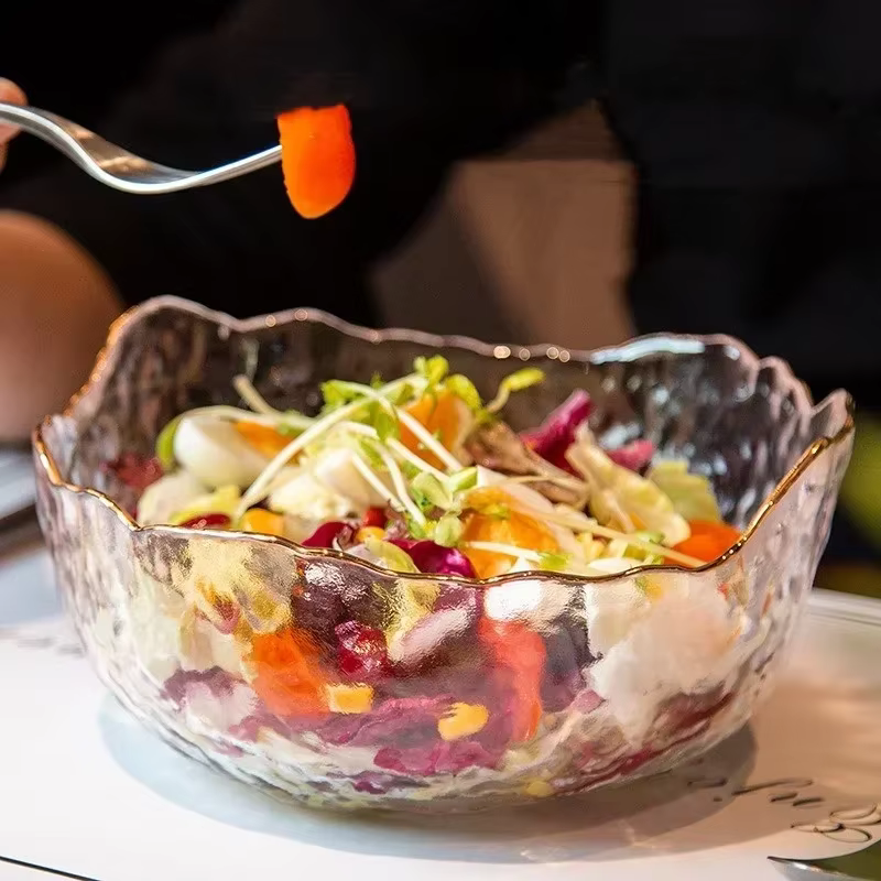 Bol en verre à salade de 380/750/1450ml