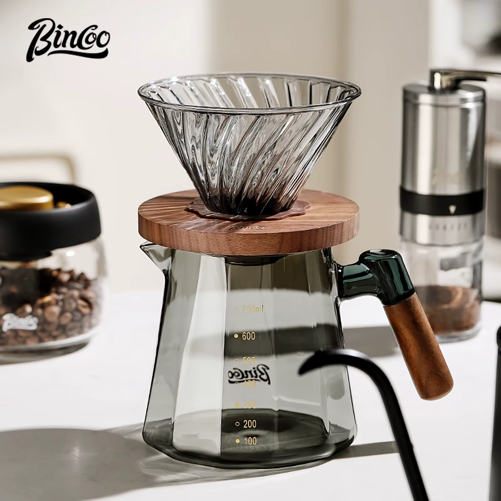 Bincoo – ensemble de cafetière versée