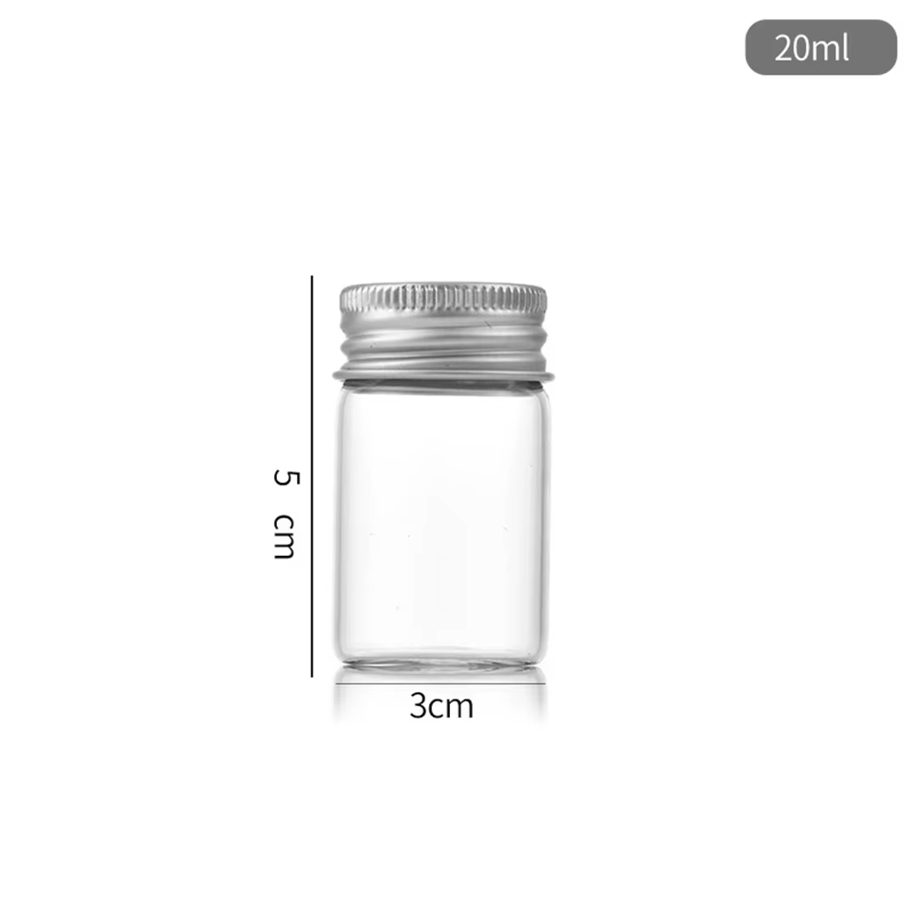 Bouteilles en verre, mini flacons de stockage