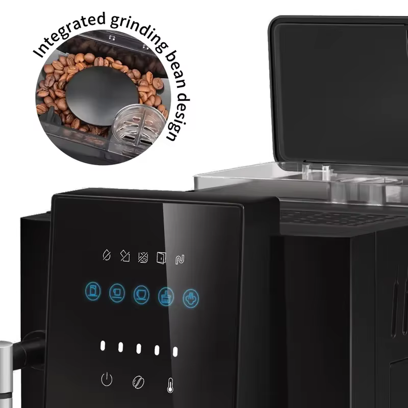 Machine à café expresso portable, automatique, électrique, pour usage domestique, commercial, bureau, barista, appareil de préparation de café
