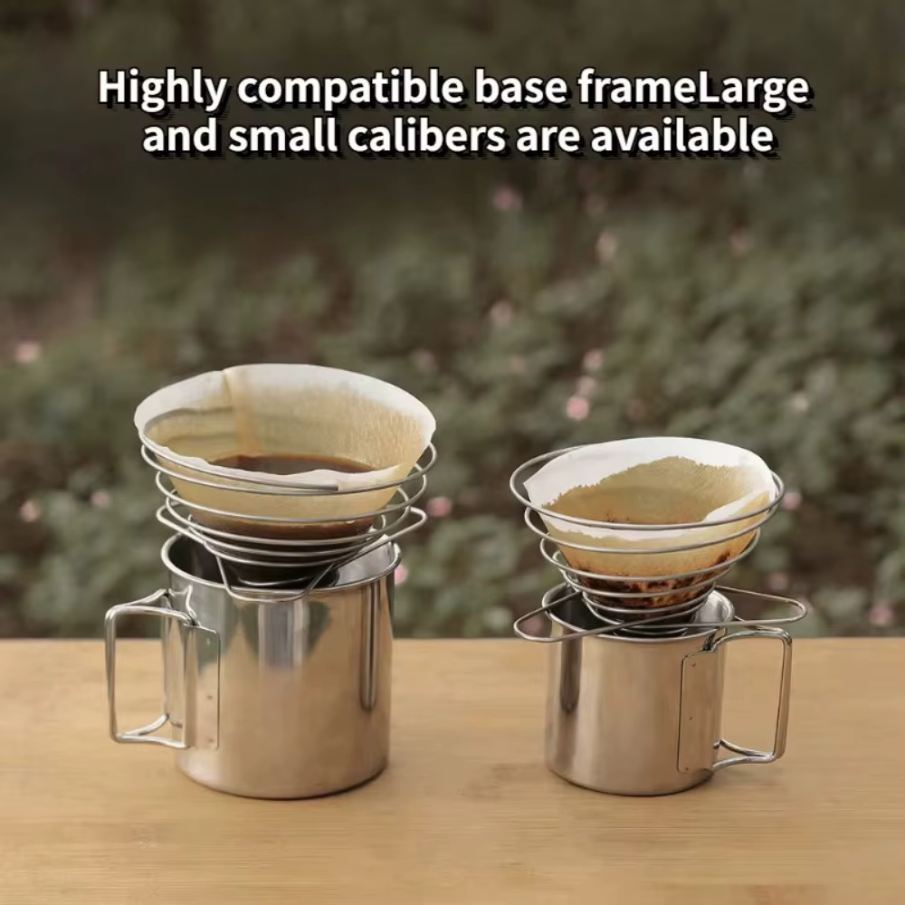 Filtre à café expresso pliable