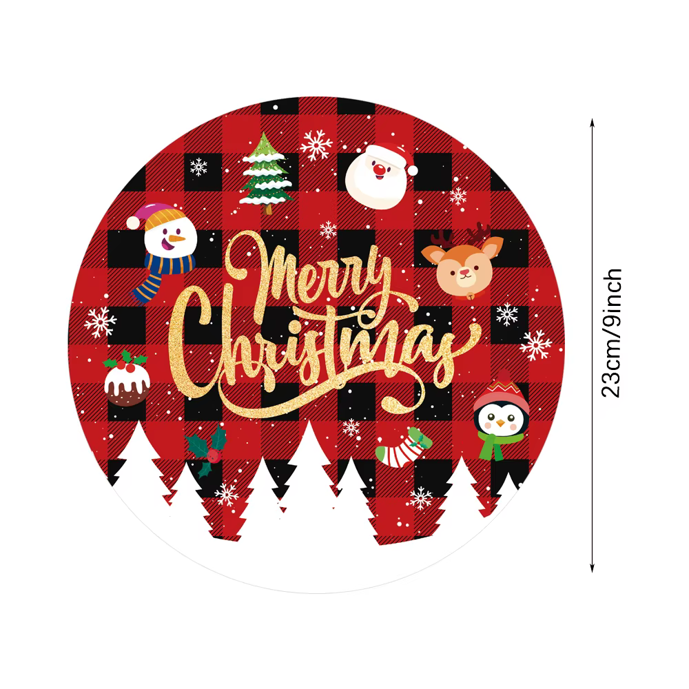 Vaisselle jetable de joyeux noël