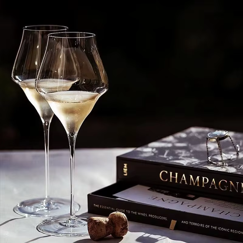 Verre à vin en cristal de qualité supérieure de luxe de Style Josephinen
