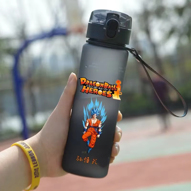 Bouteille d'eau de grande capacité Dragon Ball Son Goku Vegeta