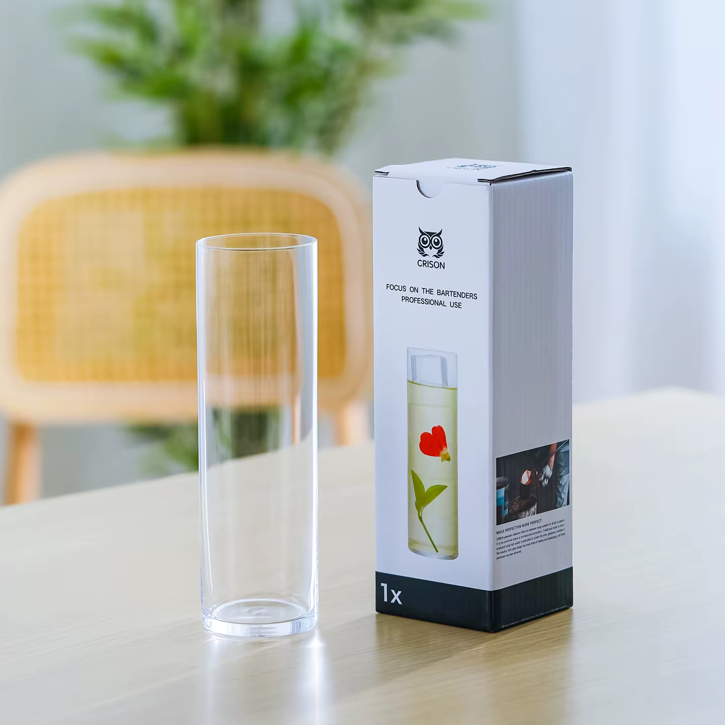 Verre en Clip CRagressions pour Boissons sulf