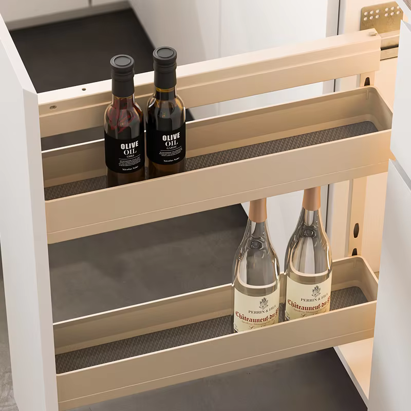 Accessoires de quincaillerie de cuisine couleur Champagne