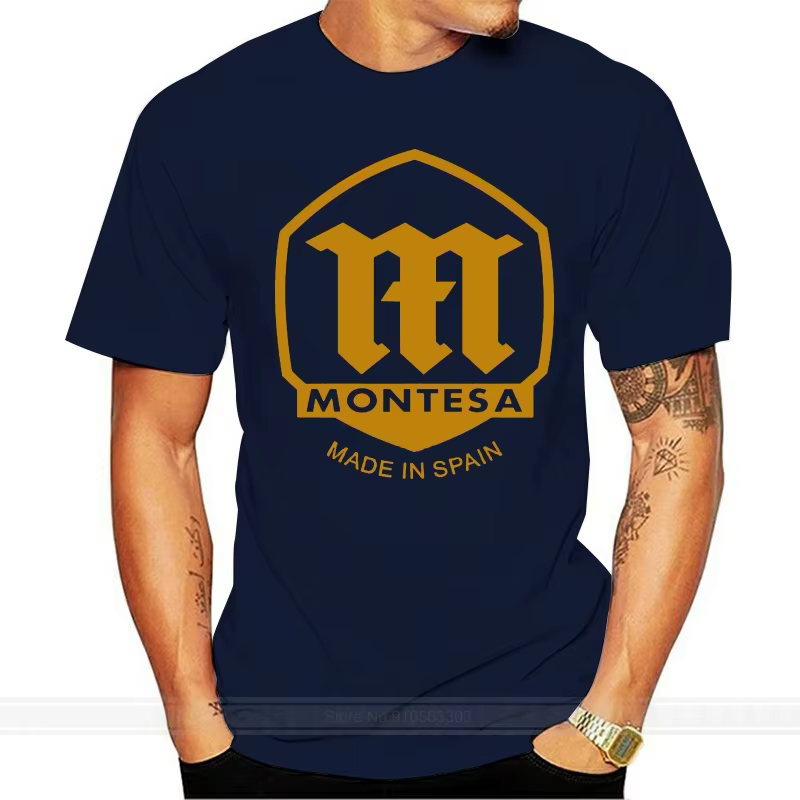 Montesa Espana moto T-Shirt haute qualité coton T-Shirt hommes à manches courtes toutes saisons trajet hauts col rond hommes T-shirts