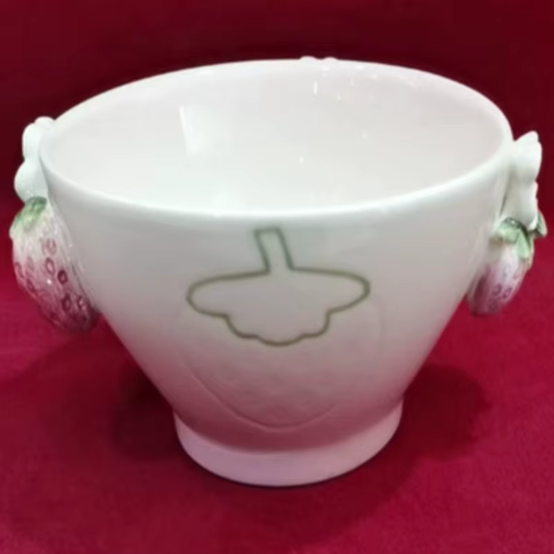 Vaisselle en céramique en Relief série fraise
