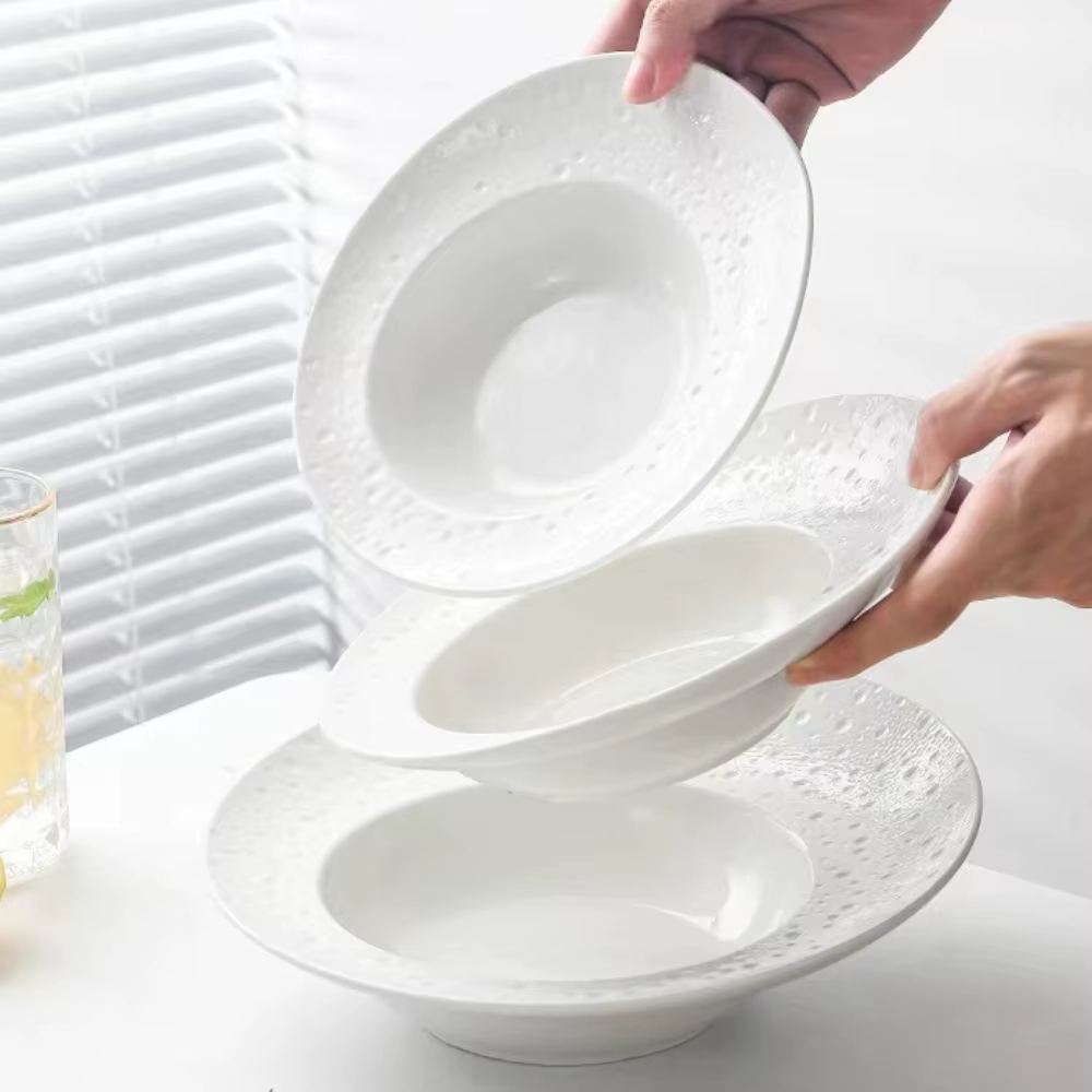 Assiette à salade créative française