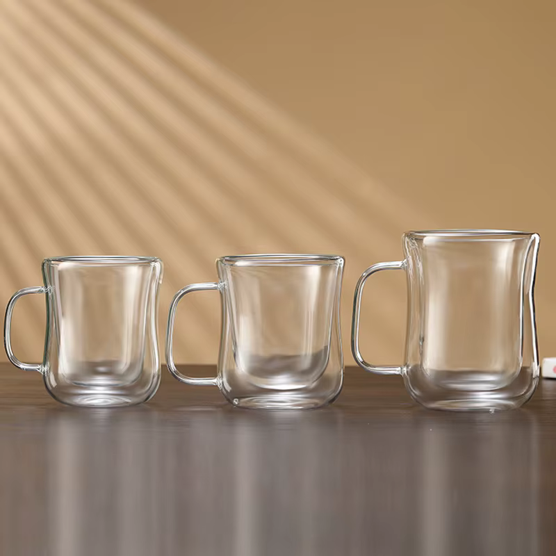 Tasse en verre à Double paroi 80/220/260/360ML