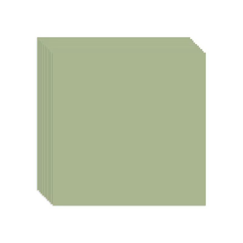 Assiette de couleur unie vert sauge