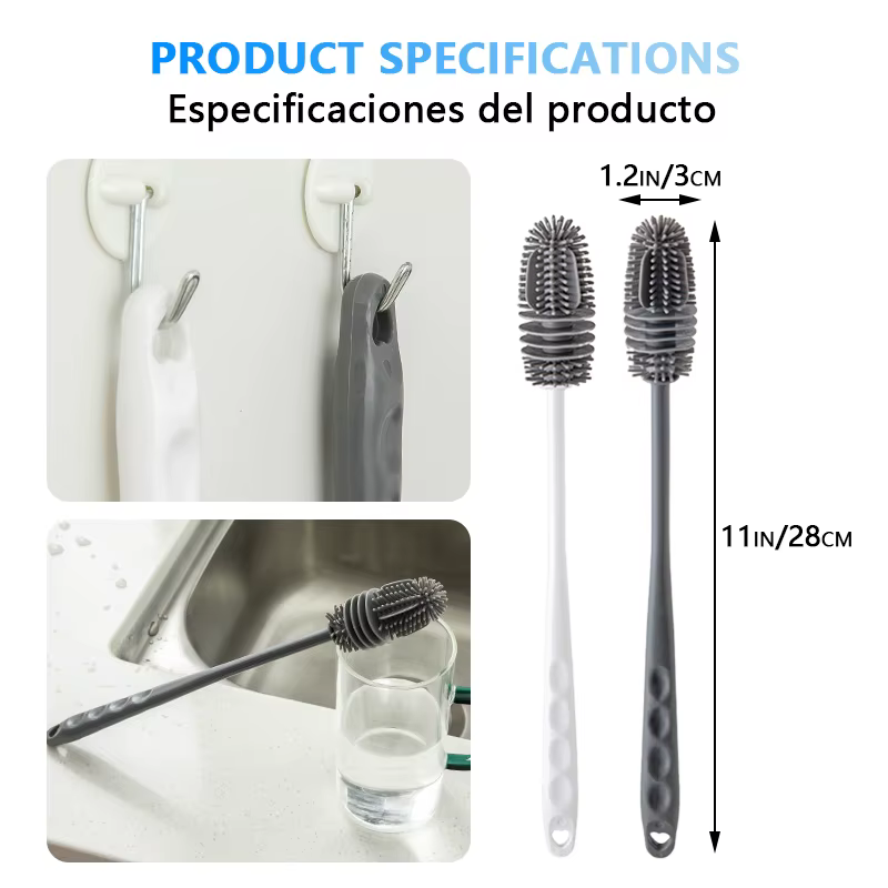 Brosse à biberons en Silicone