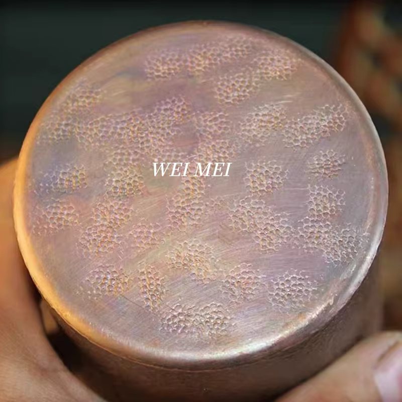 Tasse à café en cuivre pur fabriquée à la main