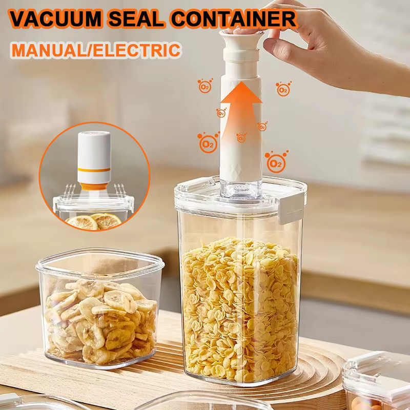 Récipient scellé sous vide pour grains de café électriques