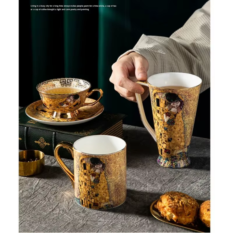 Klimt Kiss Bone China tasses