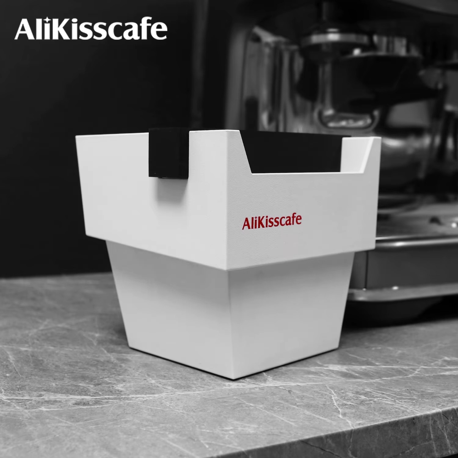 Boîte à café antidérapante avec barre amovible