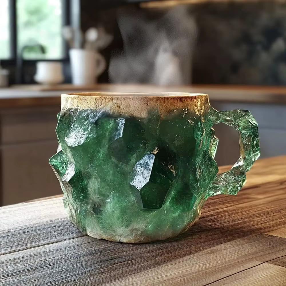 Tasse à café en cristal minéral 2025