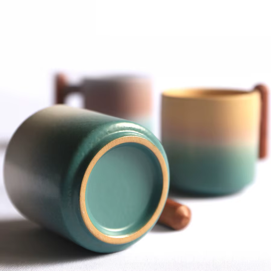 Ensemble de tasses à expresso en bois de 90/210ml