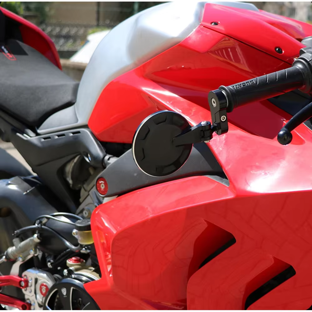 Rétroviseurs de moto Cafe Racer, extrémité de barre ronde, rétroviseurs latéraux pour Yamaha 125 keeway k light Keeway Superlight 125 Sportster