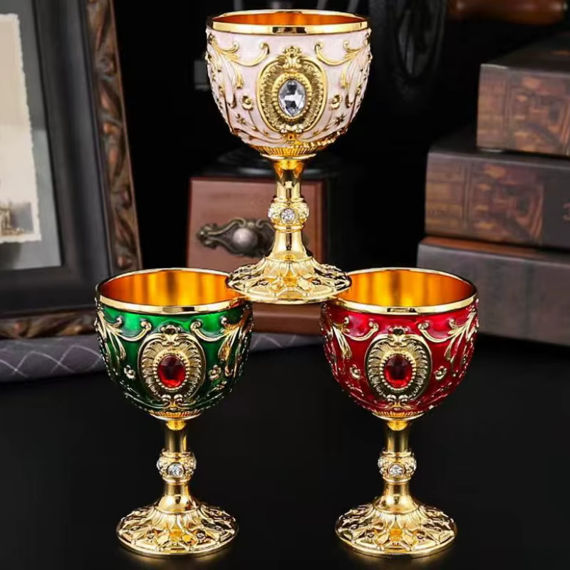 Verre à vin, tasse à Vodka esprit sculpté