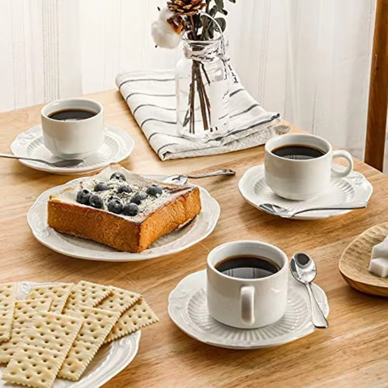 6 pièces de cuillère à expresso