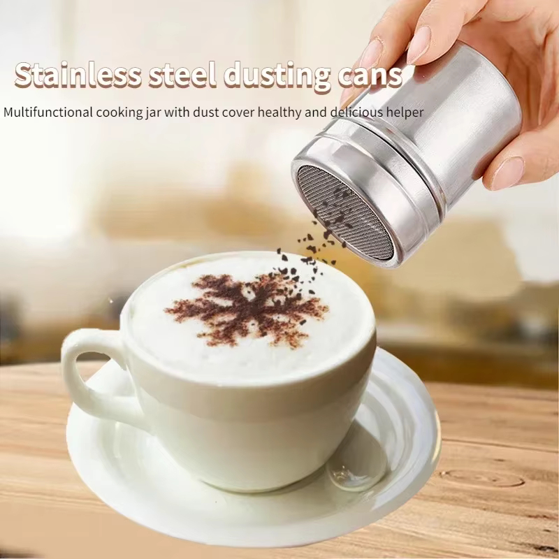 Shaker à chocolat en acier inoxydable