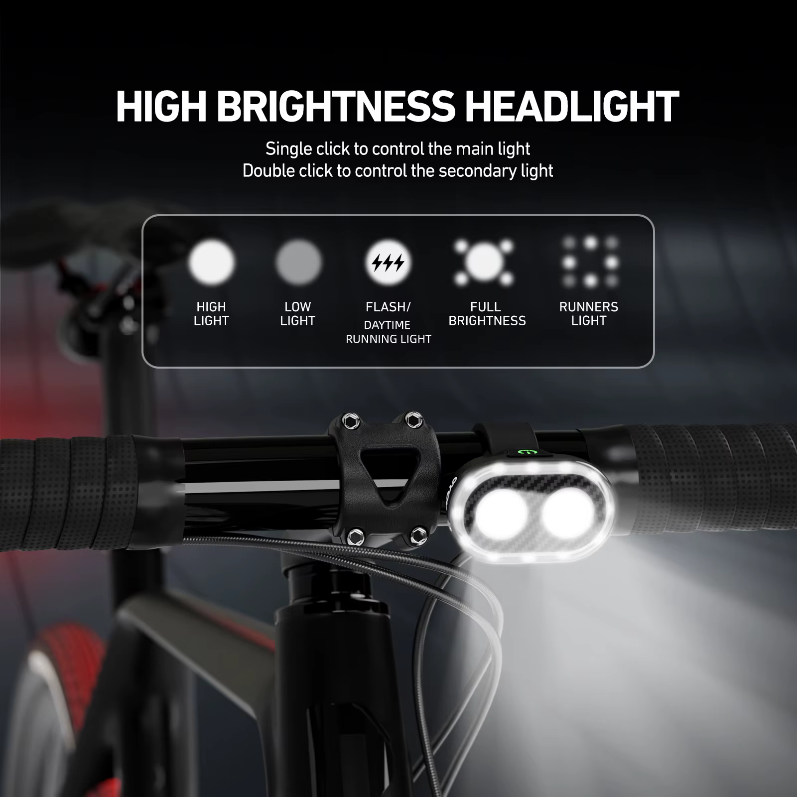 CYCLAMI CY300T vélo intelligent détection de frein avant arrière lumière étanche vtt route vélo lumières cyclisme accessoires