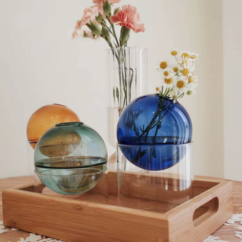Mini Vase à fleurs rond
