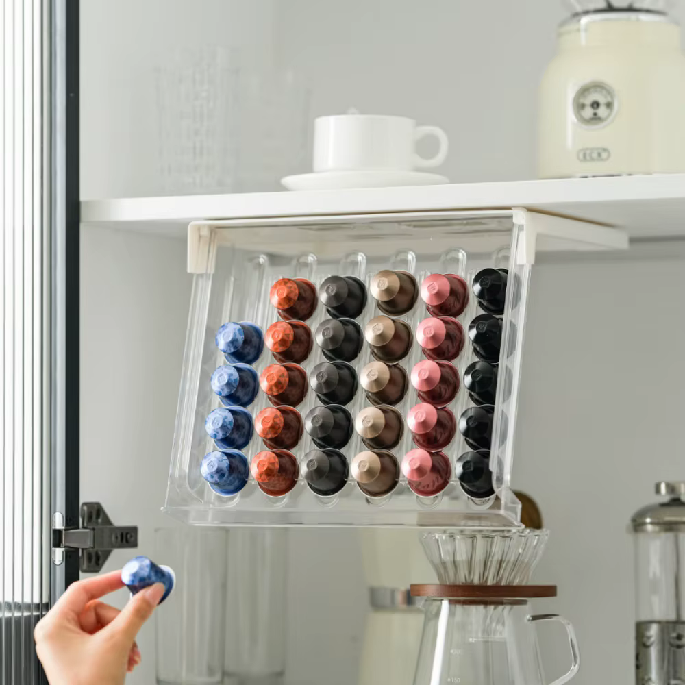 Boîte de rangement de capsules de café à usage domestique