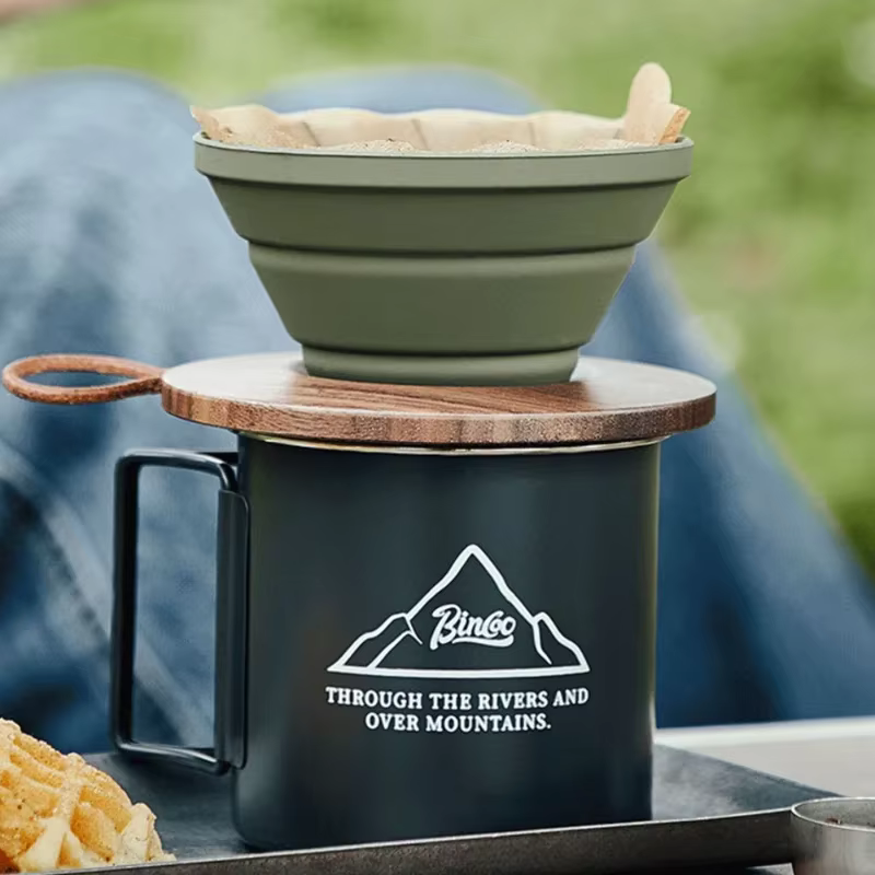 Tasse filtrante à café en Silicone
