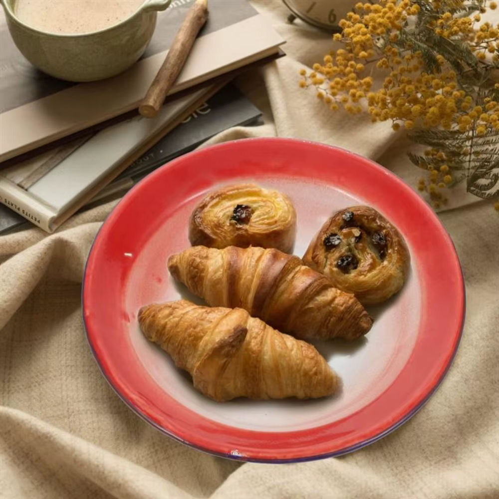 Assiette en émail de fer