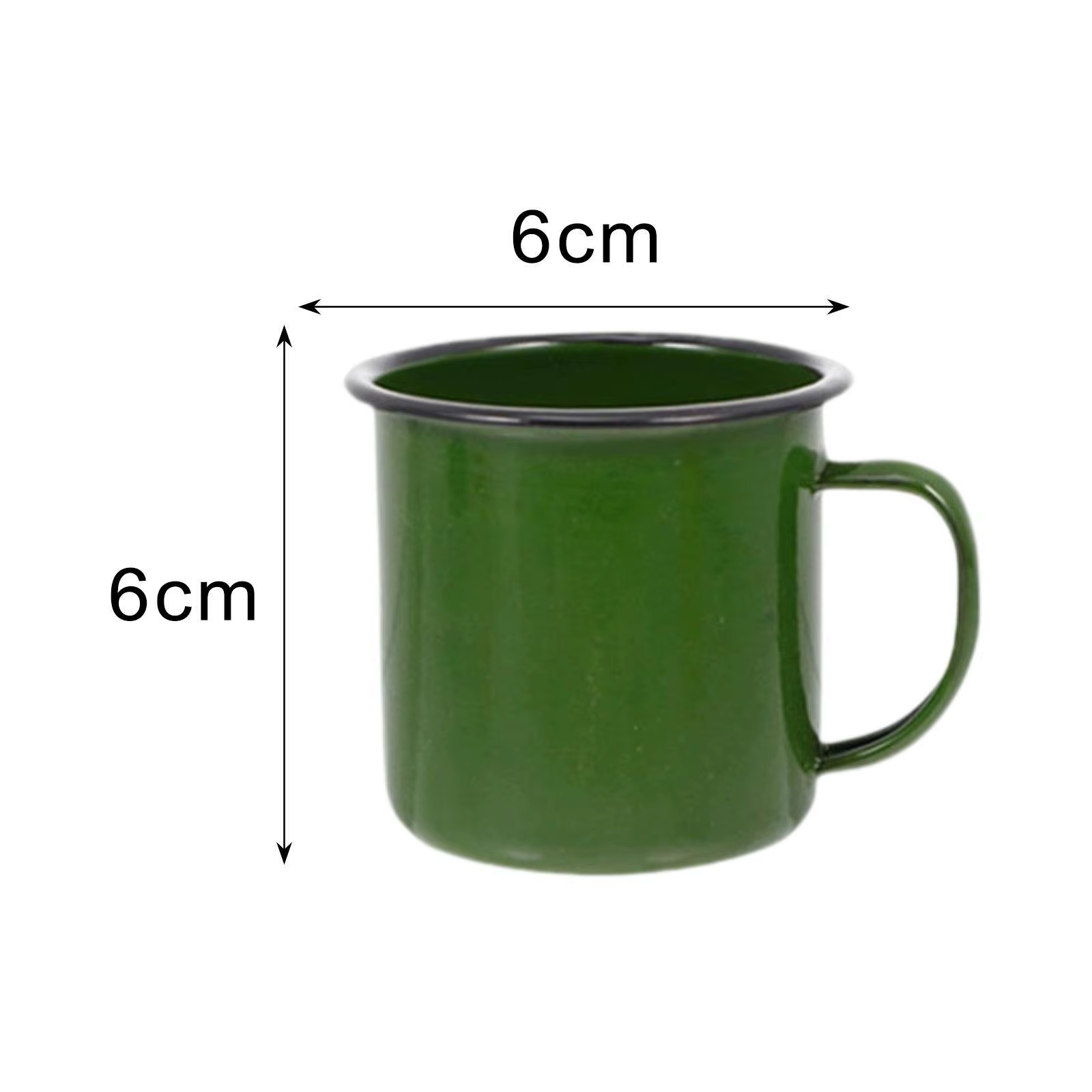 Tasse à café en émail, tasse à thé