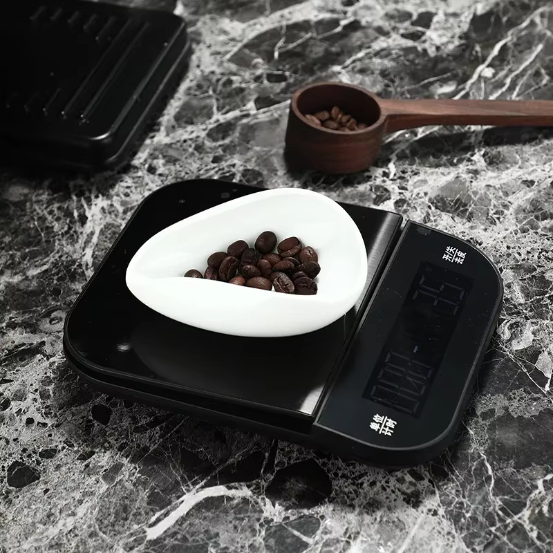 Cuillère à grains de café en céramique de qualité supérieure
