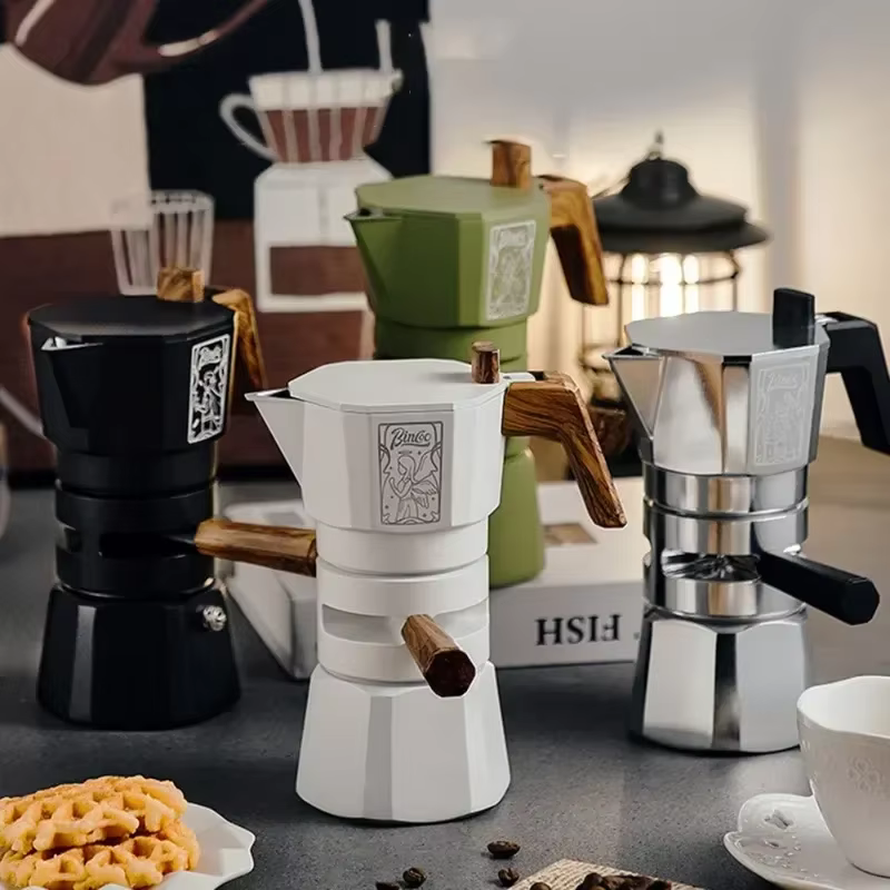 Pot Moka à Double Valve à température constante