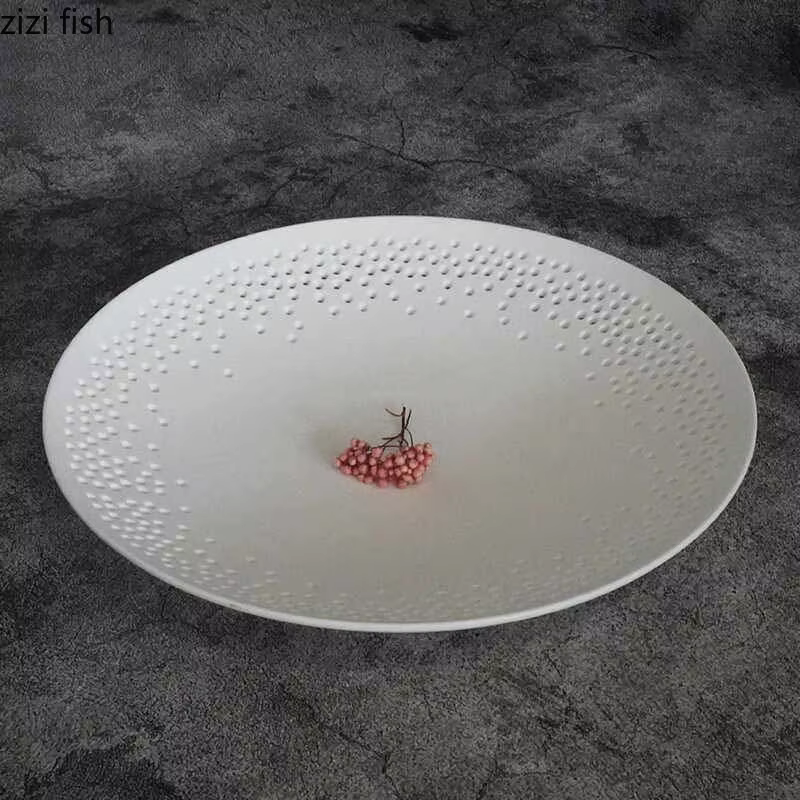 Assiette en céramique ajourée créative
