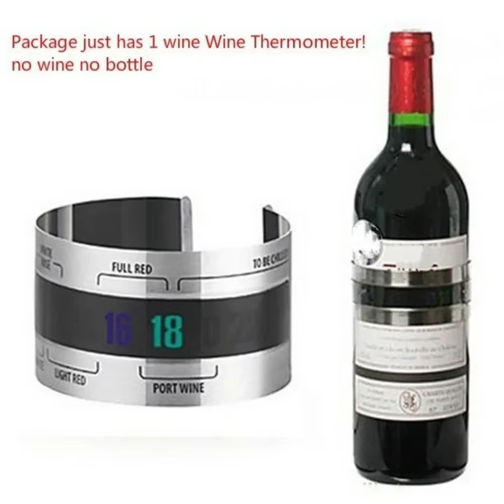 Clip de thermomètre à vin en acier inoxydable
