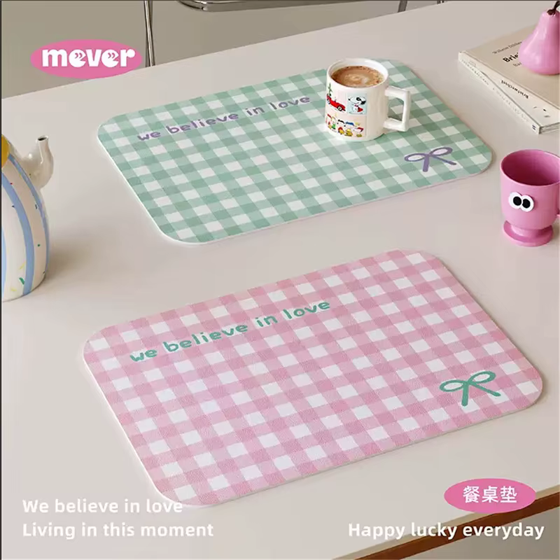 Set de table rétro en cuir PU 30x40cm