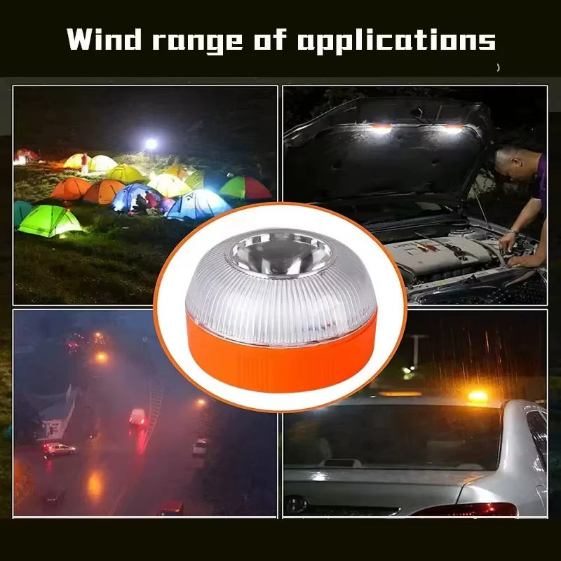 Balise d'urgence pour voiture, Rechargeable par USB, Induction magnétique, stroboscope automatique, clignotant, voyant d'avertissement, aide au Flash, lampe de signalisation de sécurité